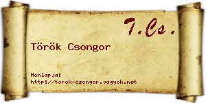 Török Csongor névjegykártya